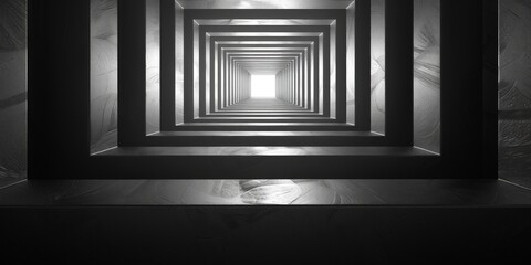 Abstract Art Installation, Modern Sculpture in Gallery