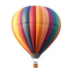 Fototapeta premium air balloon on white background