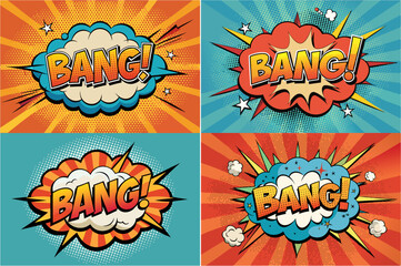 Bang! funny speech bubble