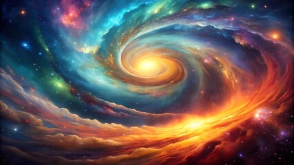 Obraz premium Cosmic Tapestry: A Symphony of Gas and Dust Generative AI