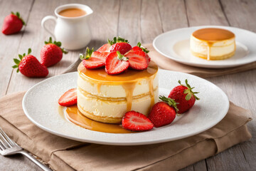 Delicious Fluffy Japan souffle pancakes