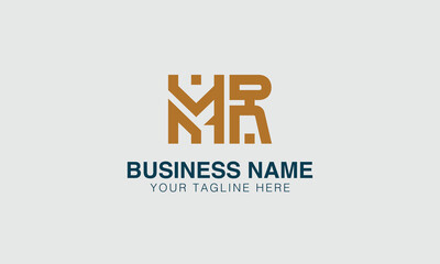 MR M mr initial logo | initial based abstract modern minimal creative logo, vector template image. luxury logotype logo, real estate homie logo. typography logo. initials logo