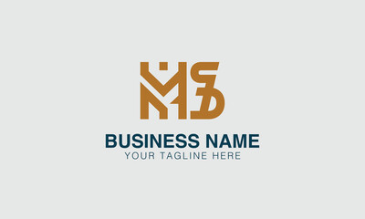 MS M ms initial logo | initial based abstract modern minimal creative logo, vector template image. luxury logotype logo, real estate homie logo. typography logo. initials logo
