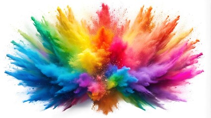 Vibrant Holi Explosion: A Symphony of Colors  Generative AI