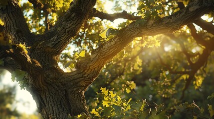 Fototapeta premium shady trees that provide calm