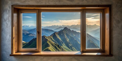 Window in the mountain, landscape, nature, scenic, view, peeking, hidden, discovery, adventure, exploration, travel