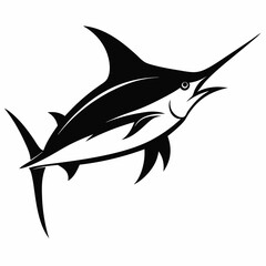 Swordfish Black silhouette