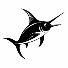 Swordfish Black silhouette