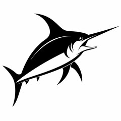 Swordfish Black silhouette