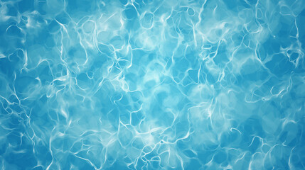 Obraz premium Abstract blue water surface with light reflections. Generative AI 