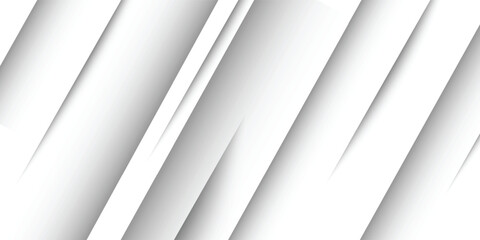 Abstract 3d white paper diagonal line and shadow in futuristic ,technology concept, vector illustration.
