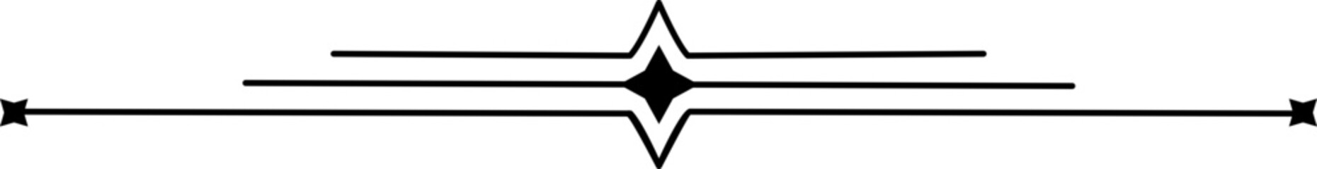 Celestial border, bohemian style decor element