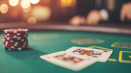 Fototapeta premium Illicit poker game in a hidden basement, dim lights and shady characters around the table