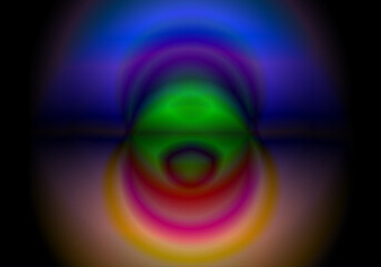 Fondo abstracto. Ojos de colores enfrentados