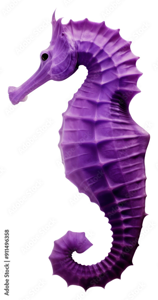 Poster png a purple sea horse seahorse animal white background.