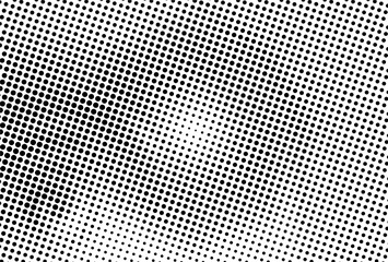 Modern Halftone Dots with Geometric Elements