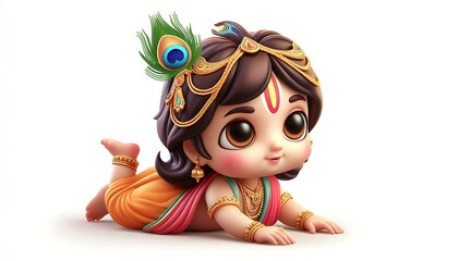 Naklejka premium Lord Krishna