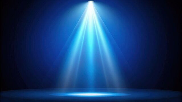 Dark blue background with a spotlight shining from the bottom, blue, spotlight, dramatic, mysterious, dark, background