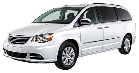 PNG Minivan vehicle car white background.