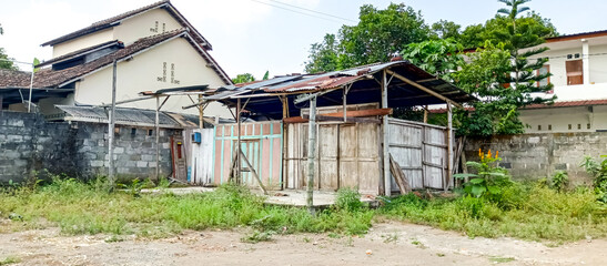 wooden hut house building