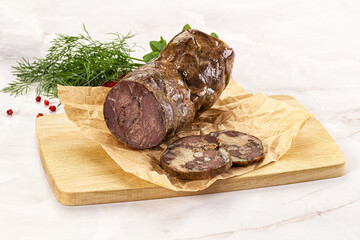 Kazy - traditional asian horse meat sausage