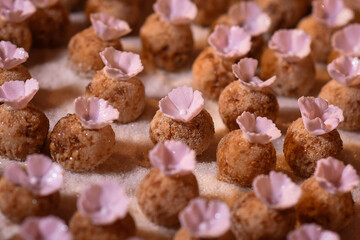 close up of candies, candies in a box, candies in a box, close up of chocolate candies, sweets background, assorted sweets, sweets table, brigadeiro, party sweets, candies, porcelain box	