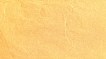 Yellow paper crumpled surface texture