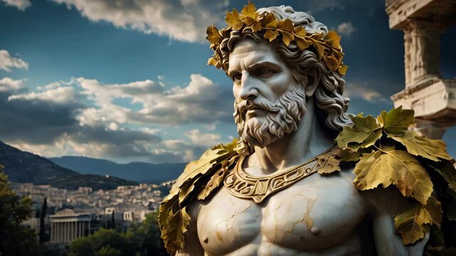 Dionysus, the Greek god of wine