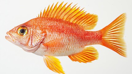 Obraz premium A vibrant coral fish in a photo