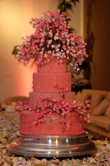 	
cake with flowers, cake with candle, fondant cake, vintage cak