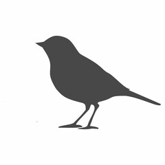 Bird silhouette Victor illustration 