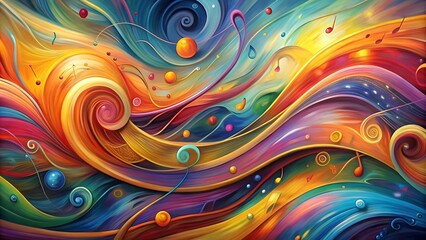 Abstract Symphony of Emotions  Generative AI