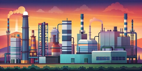 Obraz premium industrial background