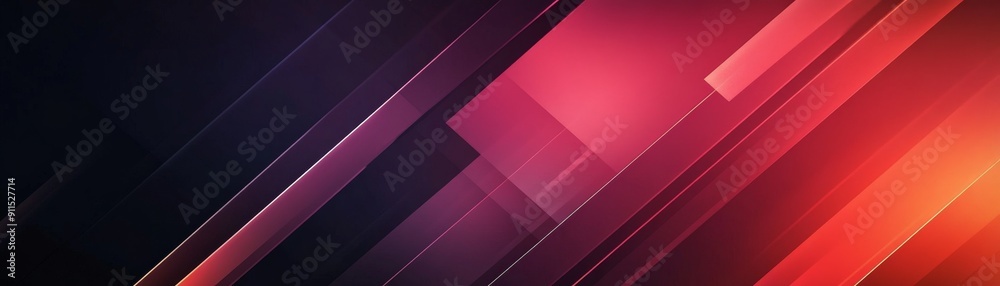 Aufkleber sleek minimalist background featuring clean lines and simple geometric patterns using light
