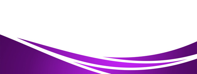 Abstract purple waves wide background design
