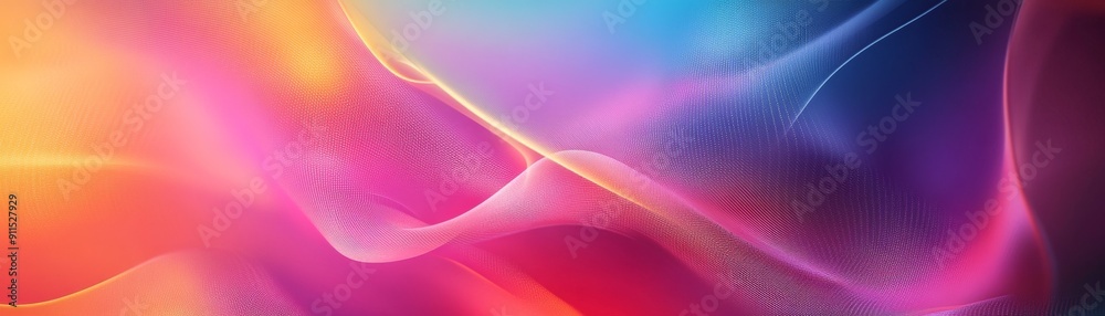 Aufkleber creative and colorful background with geometric patterns and textured gradients forming an artistic abstract design that combines elements of technology