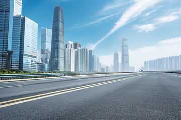 Urban Cityscape Background With Modern Skyline in Metropolitan Environment