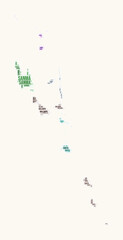 Vanuatu regions word cloud. Country logo design. Regions typography style vector image. Vanuatu colored text cloud. Artistic vector illustration.