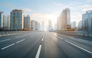 Urban Cityscape Background With Modern Skyline in Metropolitan Environment
