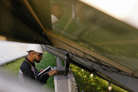 Eco friendly company solar panels electrician technology