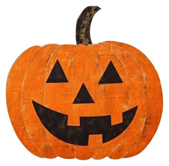 PNG Pumpkin halloween craft anthropomorphic.