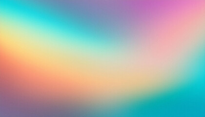 Fototapeta premium Soft Gradient Pastel Background with Subtle Textured Overlay, Featuring a Smooth Transition from Warm Pink and Peach Hues to Cool Blues and Purples, Ideal for Design, Art Projects
