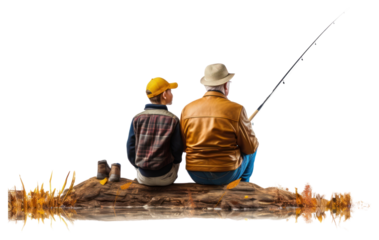 PNG Outdoors fishing adult togetherness.