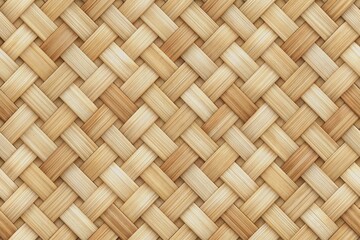 Seamless repeatable texture of natural woven birch wooden board with intricate grain patterns, knots, and subtle scratches for backgrounds and design elements.
