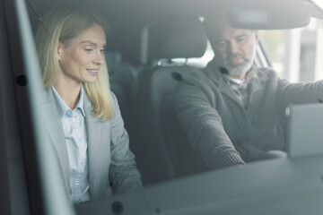 Happy moment buy car professional automotive store