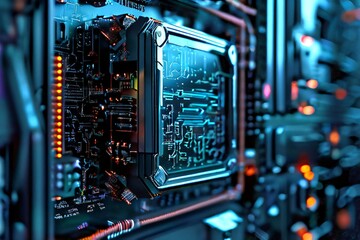 Cyber ​​security, information technology, fingerprint recognition, facial recognition, eye recognition, technology, artificial intelligence