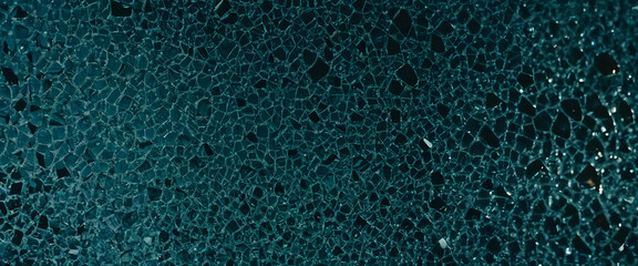 Obraz premium A digital wallpaper featuring a turquoise liquid pattern with bubbles and binary code in the background