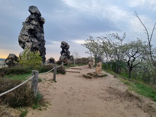 Teufelsmauer  (Königsstein) bei Weddersleben im Harz in Sachsen-Anhalt