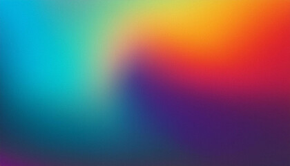 Obraz premium Abstract Gradient Blur Background. Vivid Transition from Cool Blue to Warm Orange, Fading into Soft Purple, Representing the Blend of Serenity and Energy in a Smooth, Dreamlike Color Spectrum