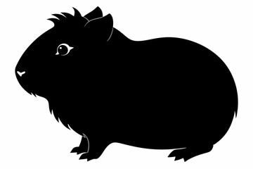 
guinea pig silhouette, Guinea Pig vector illustration